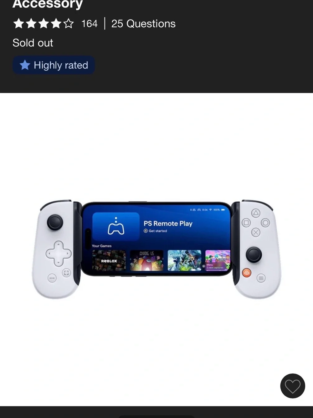 Backbone One Mobile Controller for iPhone